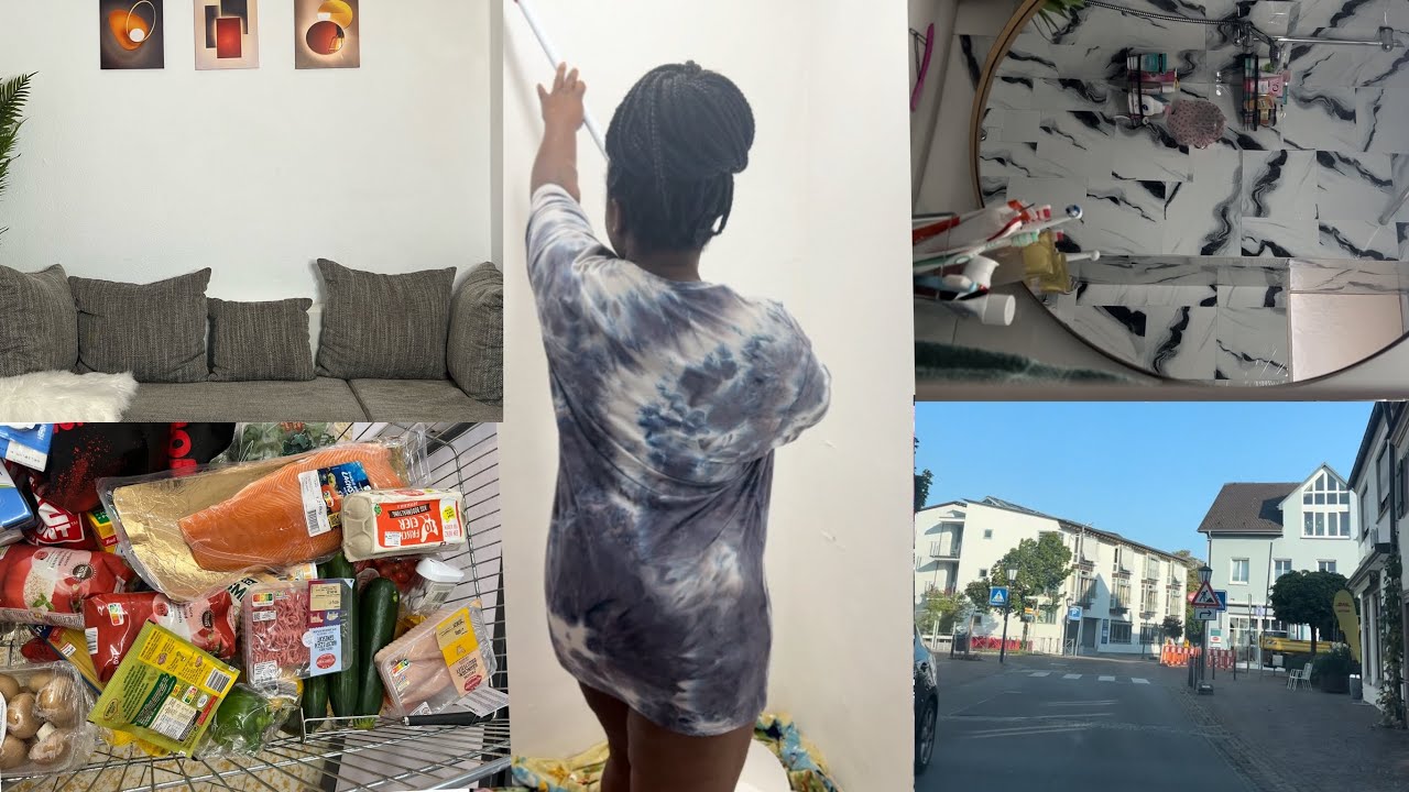 I’m Struggling 😩 Realistic Day In Germany Vlog with Pregnancy 🤰🏾 | Groceries, Resetting 