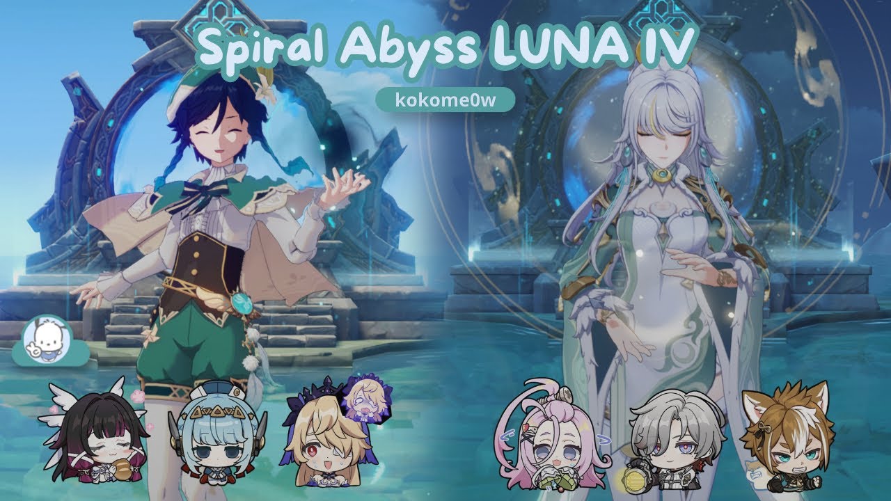 Istaroth’s children against the Abyss | Venti & Zibai | Luna IV - Spiral Abyss | Genshin Impact