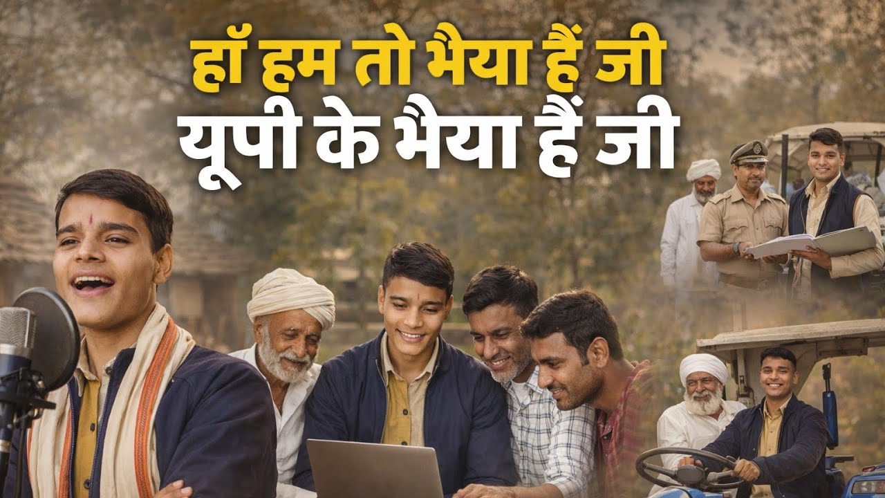 Han Hum To Bhaiya Hain Ji 🔥 | UP Ke Bhaiya Song | Original Lyrics & Music | Harshit Voice
