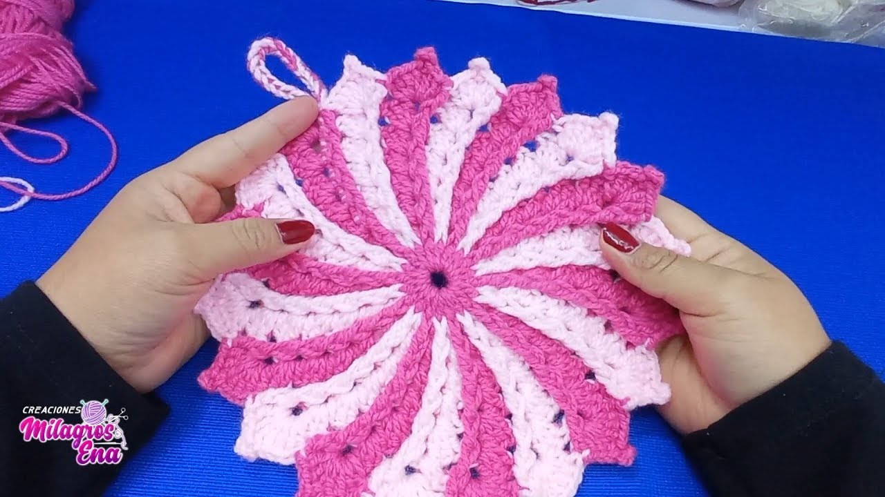 Manualidad N&deg; 56 AGARRADERAS a crochet SUPER FACILES DE TEJER paso a paso para sus cocinas