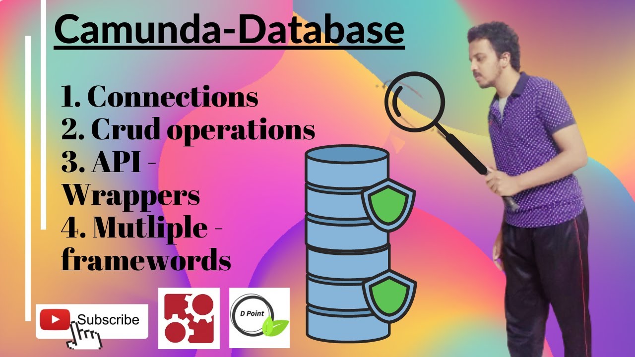 Camunda Database - Tables, Connections and Wrappers - Both Java and Non Java