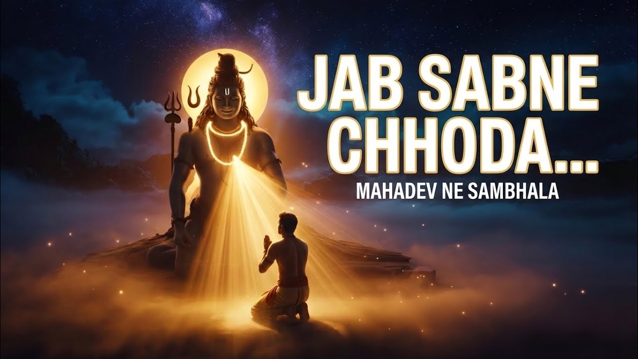 Jab Sabne Saath Chhod Diya… Mahadev Ne Sambhala 🙏 | Soulful Shiv Bhajan 2026