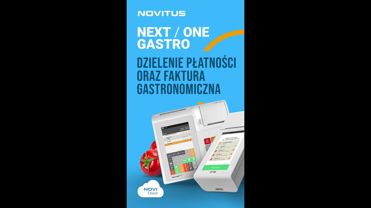 Novitus NEXT/ONE GASTRO - Dzielenie rachunku oraz faktura gastronomiczna
