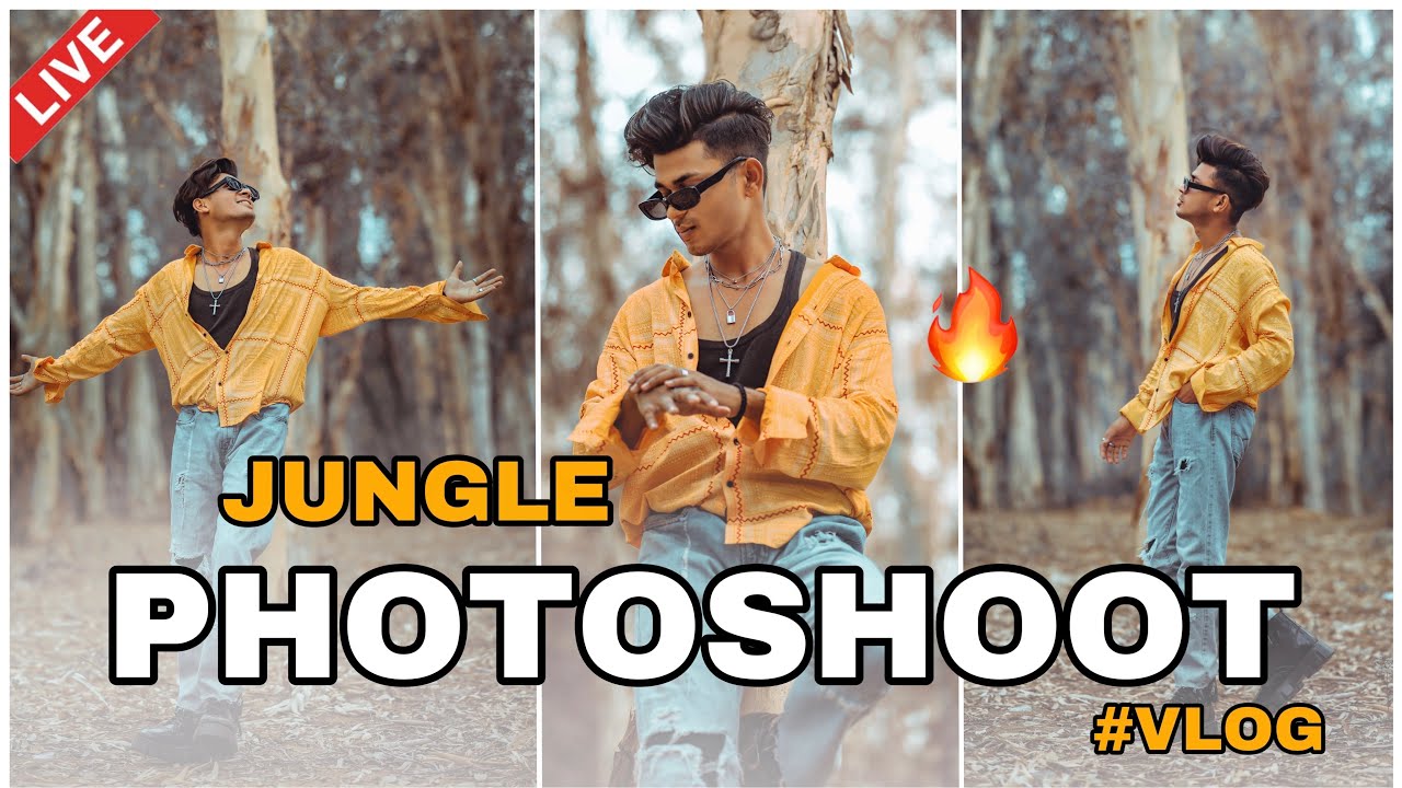 🤯 The Ultimate SECRET of POSING for Photos in jungle photoshoot #vlog12 - click ankit