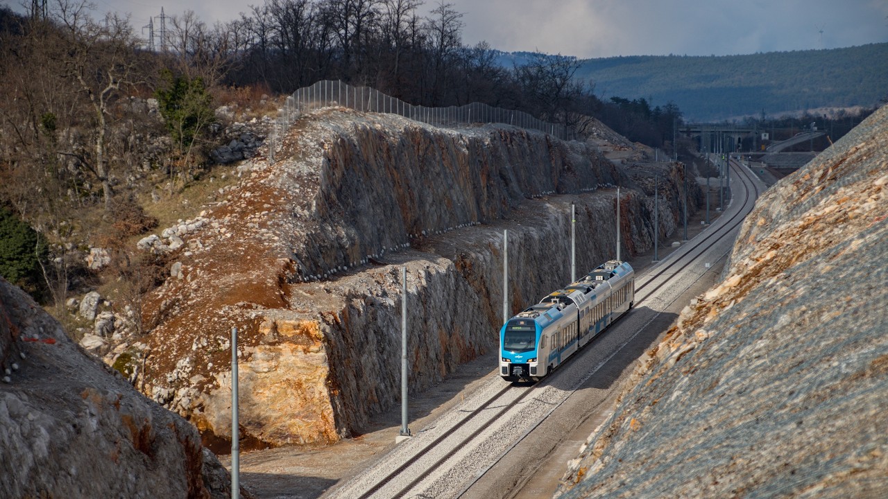 Prve testne vožnje po novi progi Divača-Koper (2TDK)