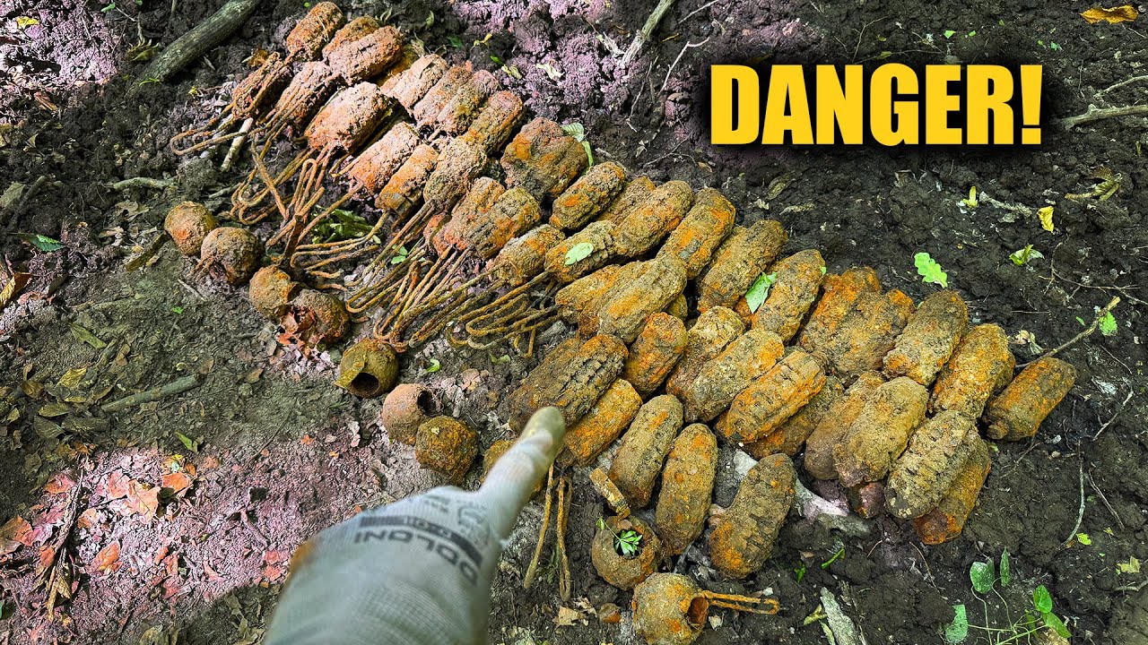Dangerous Relic Found While Metal Detecting a WW1 Battlefield