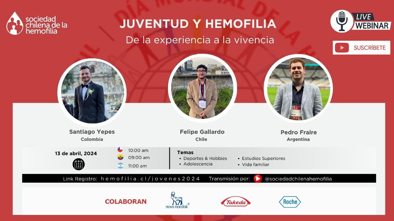 Juventud y Hemofilia: De la experiencia a la vivencia | SOCHEM