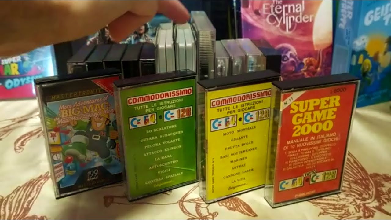 Unboxing EDICOLA C64 -Cassette Edigamma, Pubblirome e Mastertronic trovate nel Mercatino sotto casa!