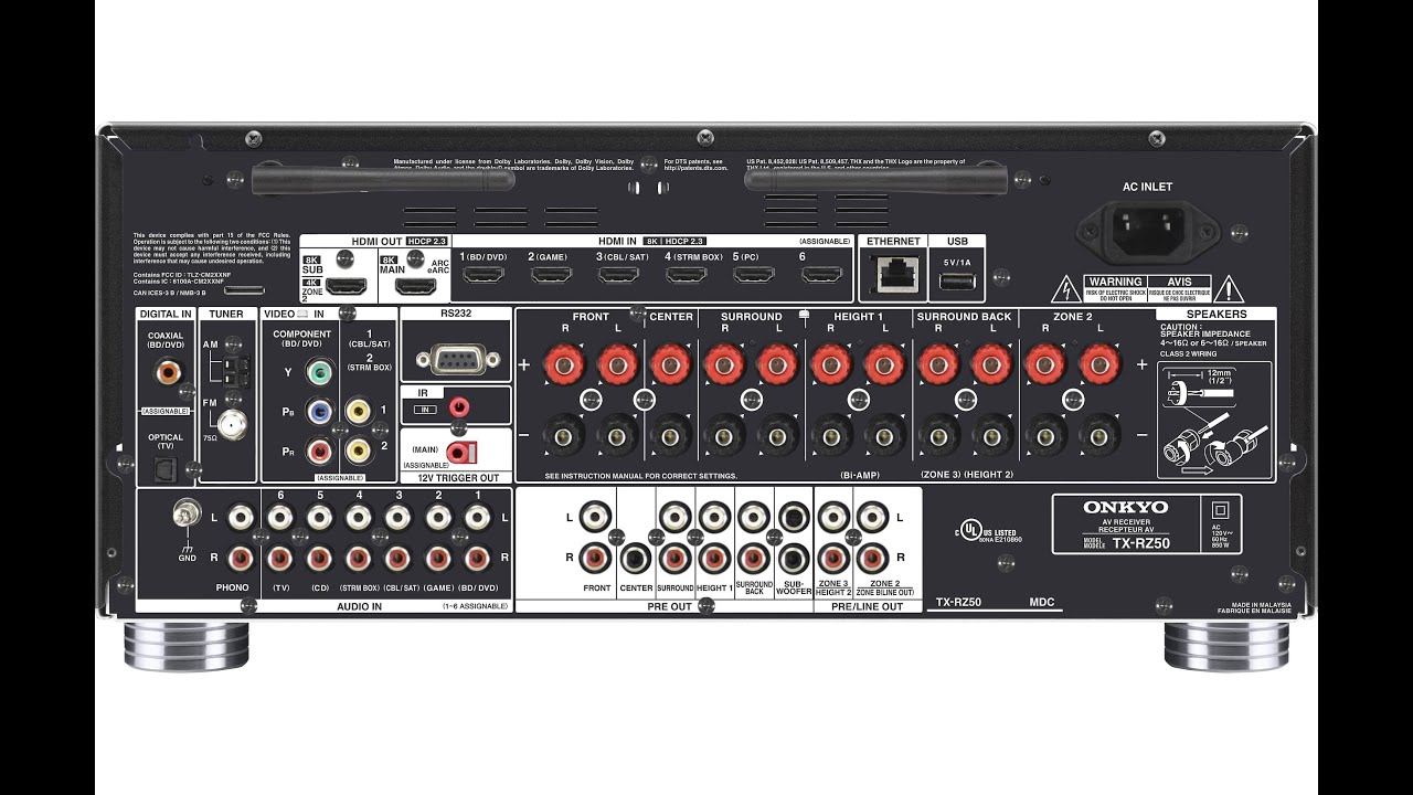 Onkyo TX-RZ50 Zone 2 setup using HDMI jack on PC and integrating two AV receivers to output music