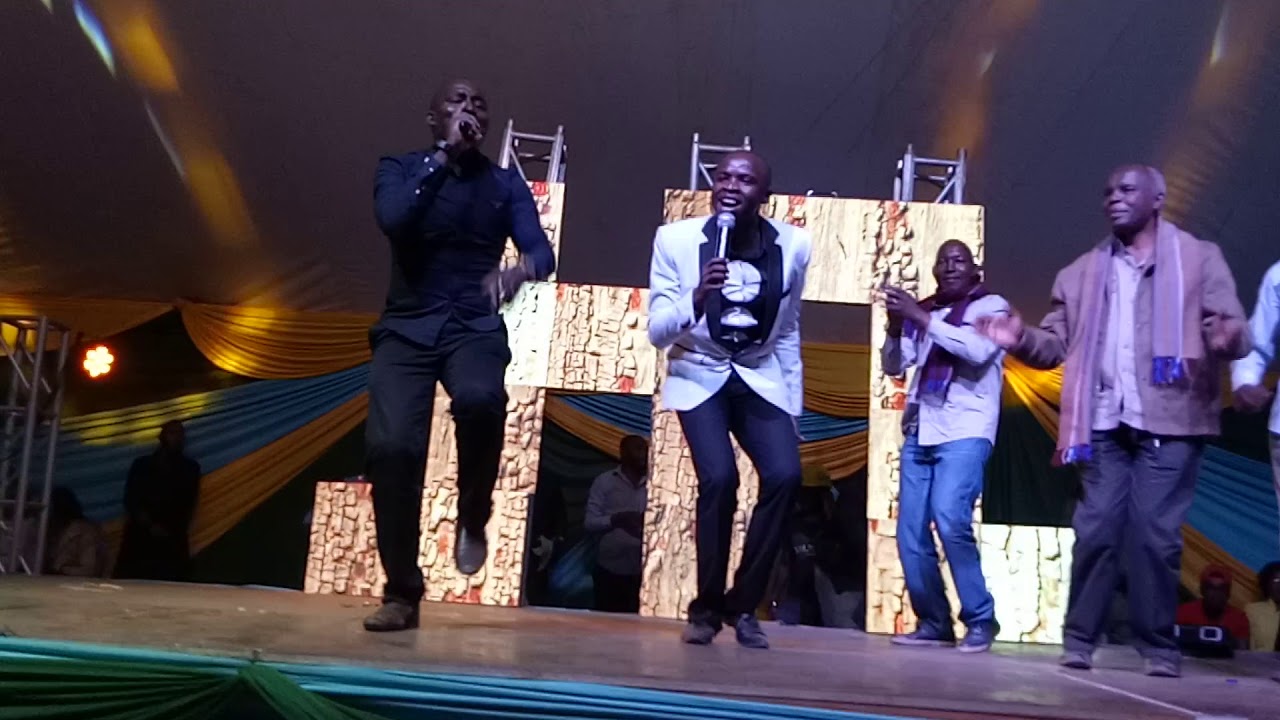 Ev John Kay and Wilberforce Singing with Hon kivutha kibwana