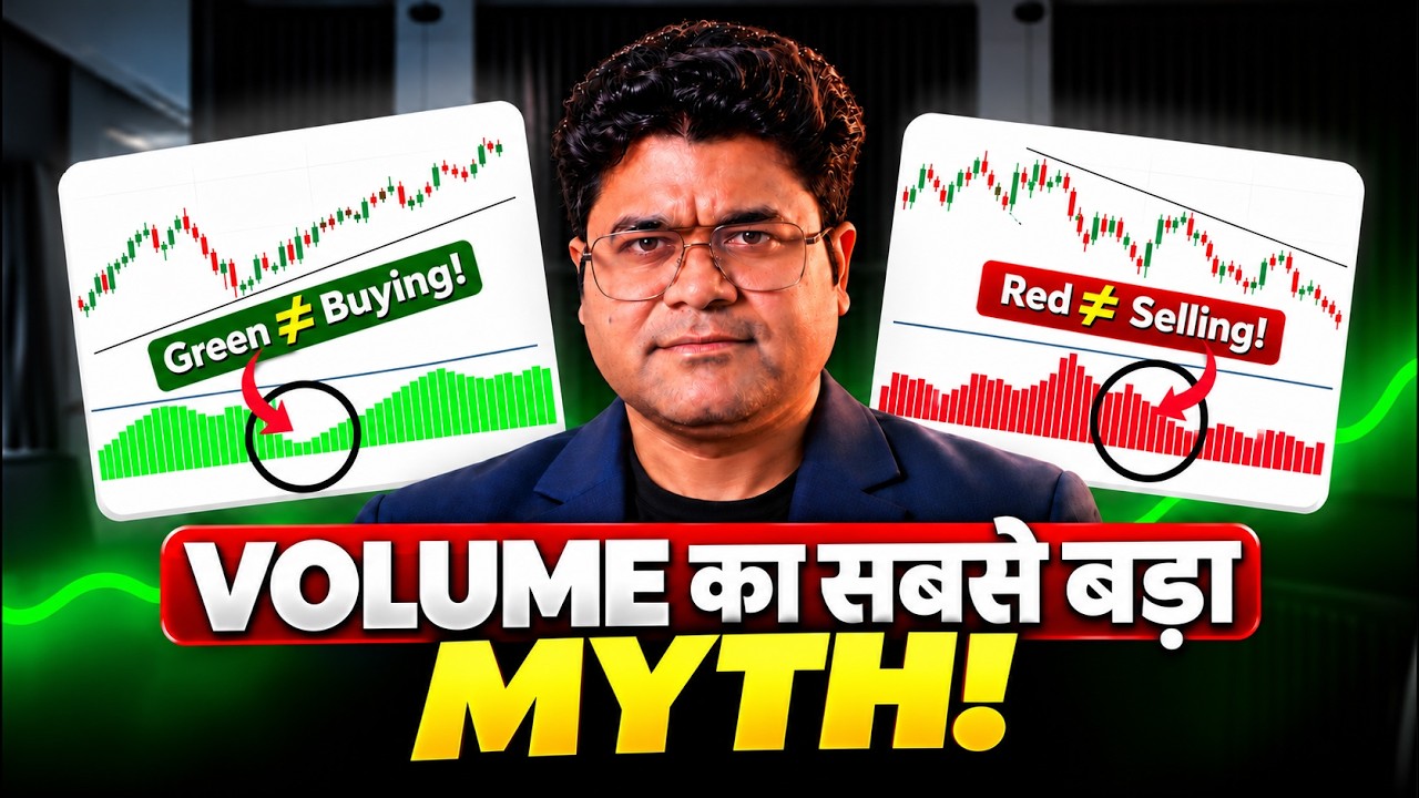 98% Traders Volume Analysis में ये गलती करते हैं! Volume Analysis Strategy in Bitcoin, Nifty & Gold