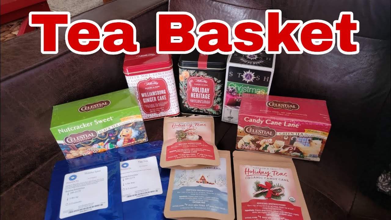 Чайная корзина | Декабрь 2025 | Harney & Sons, Simpson & Vail, Stash, Dominion, Celestial Seasonings