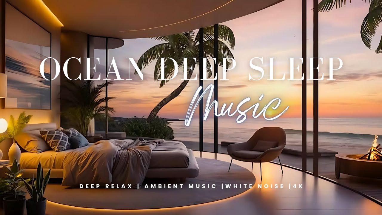 3 Hours Ocean Flow Ambience | Relaxing Sea Waves for Sleep and Meditation 4K