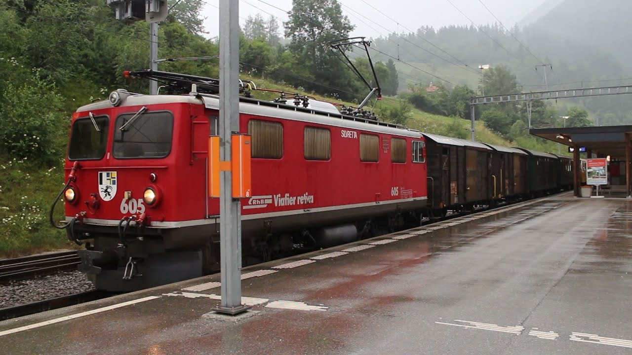 Zug um Zug 2021, Teil 1, Einige Sequenzen aus dem Betriebsalltag der Rhätischen Bahn vom Juli '21