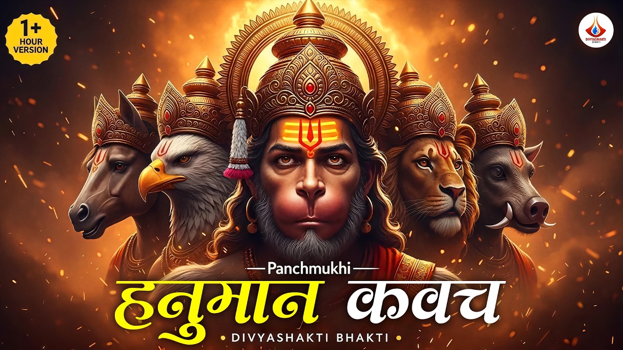 Panchamukhi Hanuman Raksha Kavach with Lyrics | पंचमुखी हनुमान रक्षा कवच | Panchmukhi Kavach Stotra