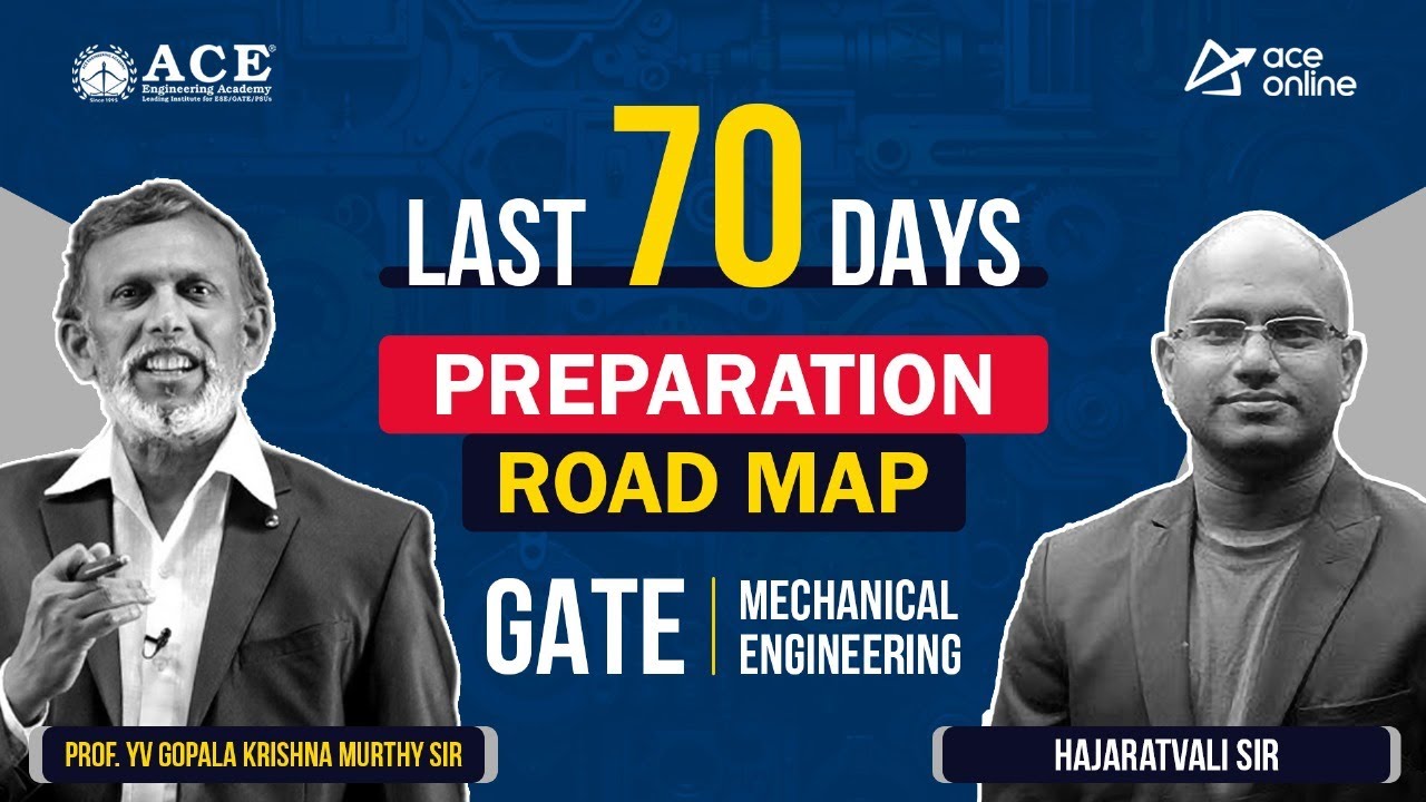 GATE Mechanical Engg: план подготовки на последние 70 дней | Полное руководство по подготовке от ...