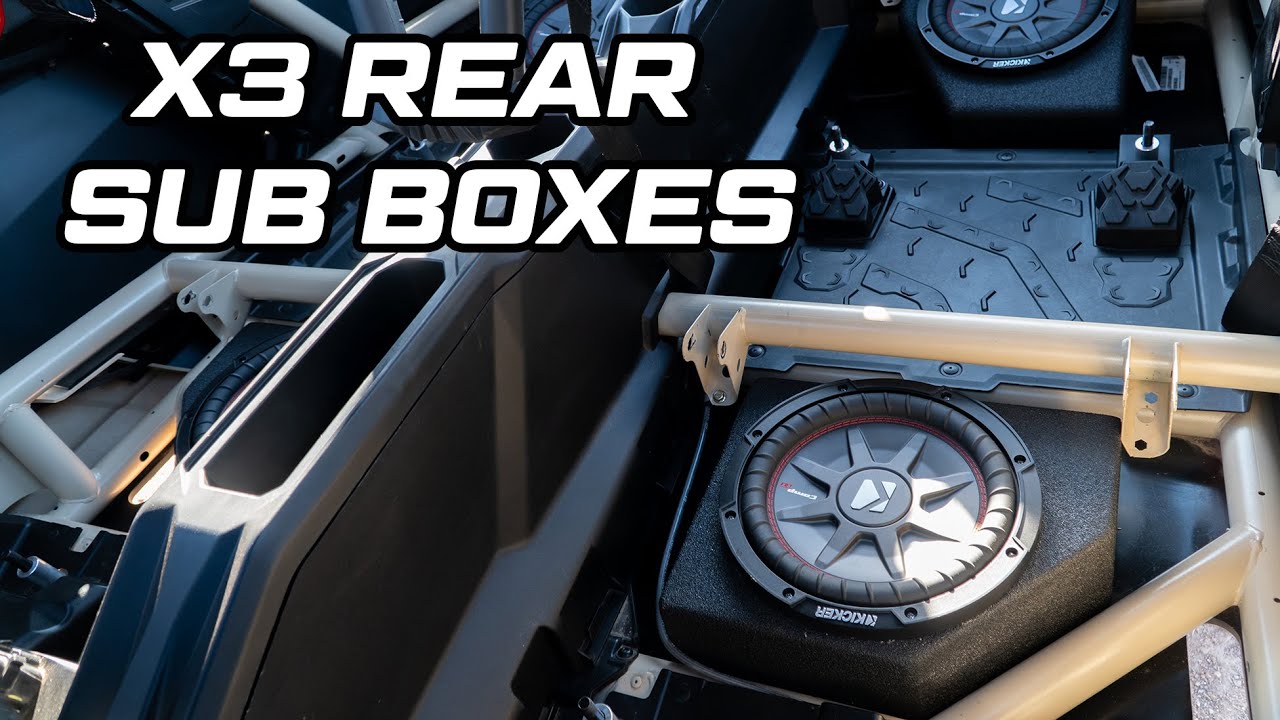Install Can-Am X3 Rear Sub Boxes in Less Than Two Minutes!