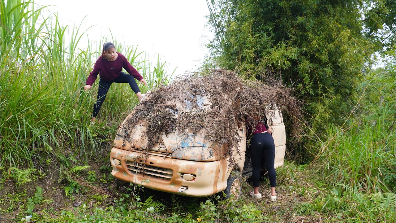 Incredible Young Woman Transforms an Old Abandoned Truck – Must See Restoration!