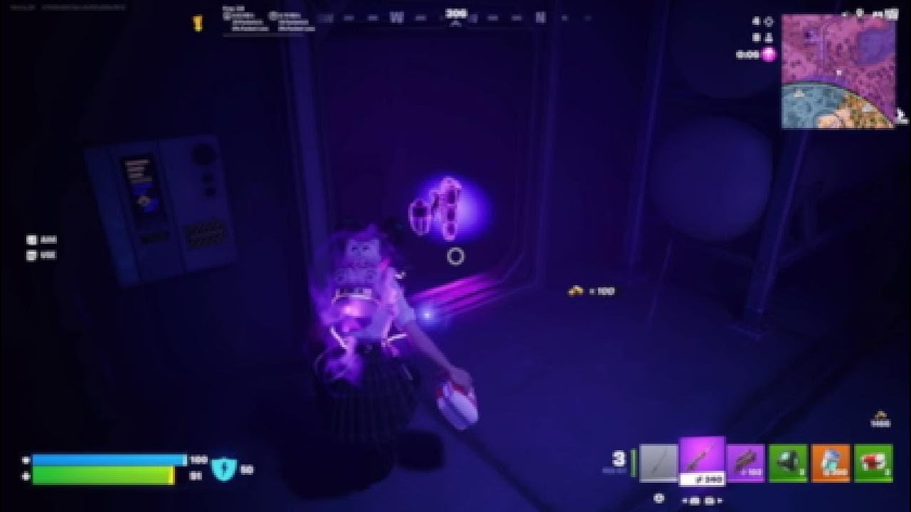 How to open a secret vault in tunnels - Use the Particle Accelerator  Fortnite chapter 7