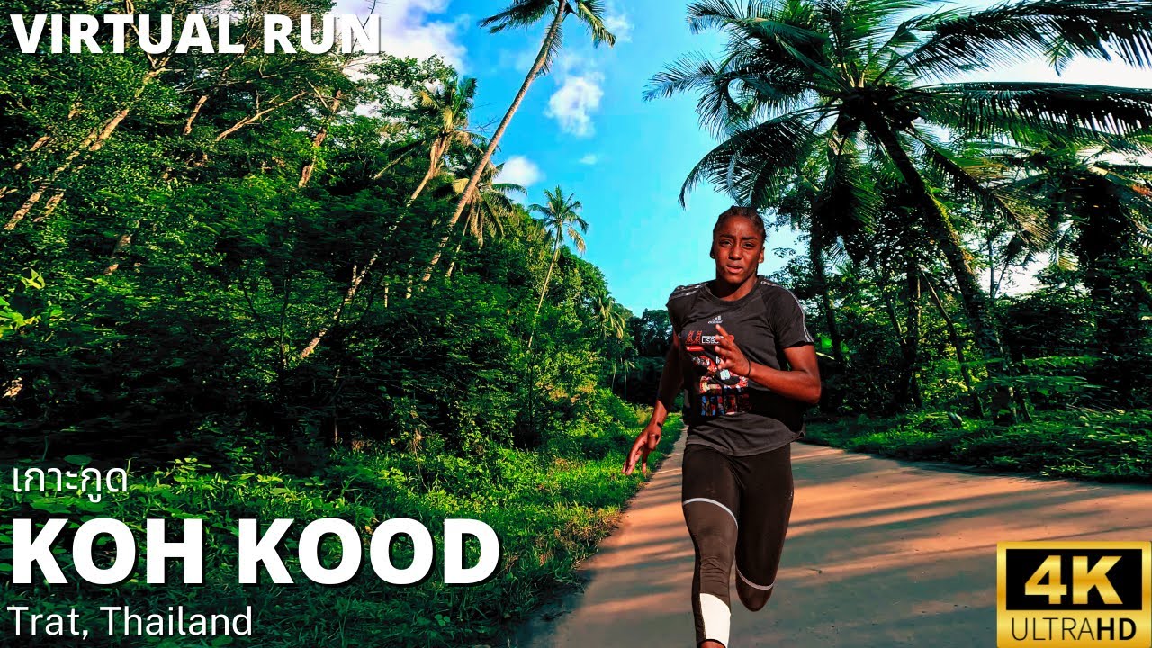 Virtual Run on Koh Kood 4K – Run through the jungle to Ao Jark Beach | Thailand