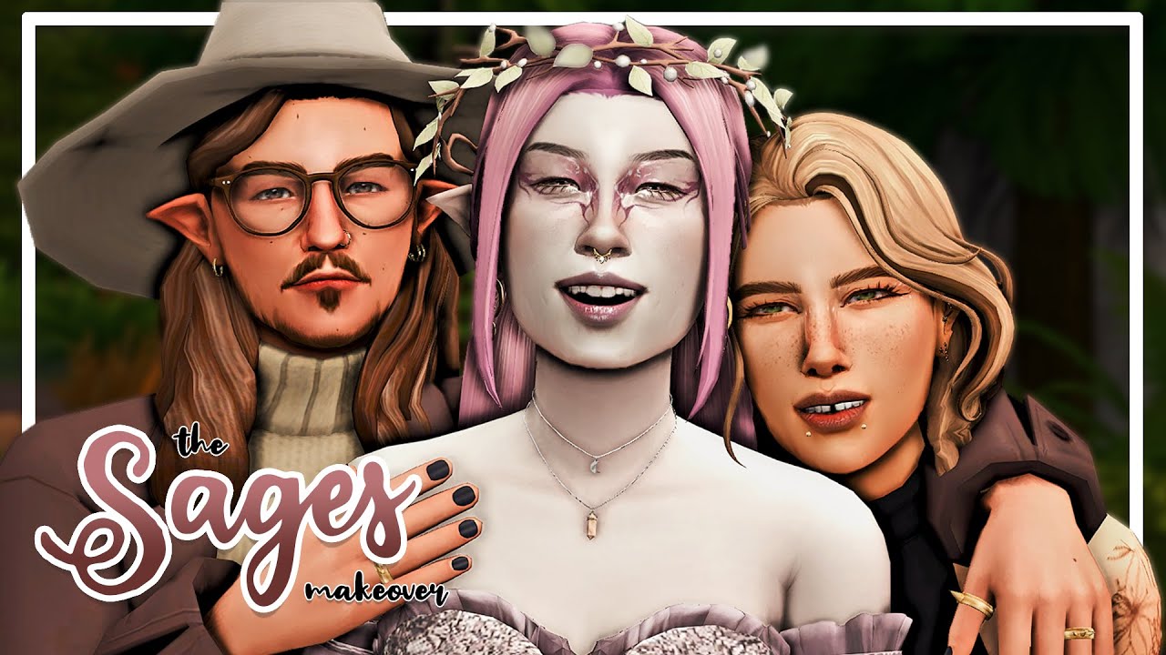 Создаём МУДРЕЦАМ ПОЛНОЕ преображение! + Список CC | Sims 4: Преображение горожанина CAS