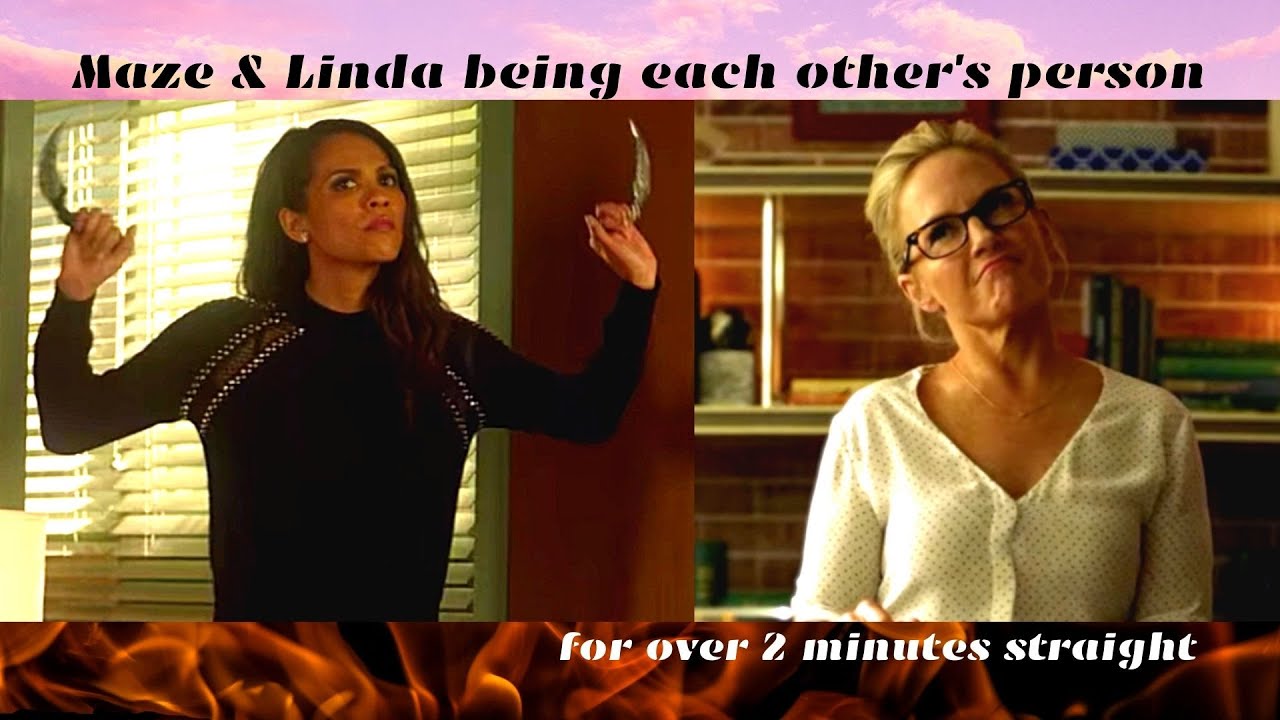 Maze & Linda being each other's person for over 2 minutes straight