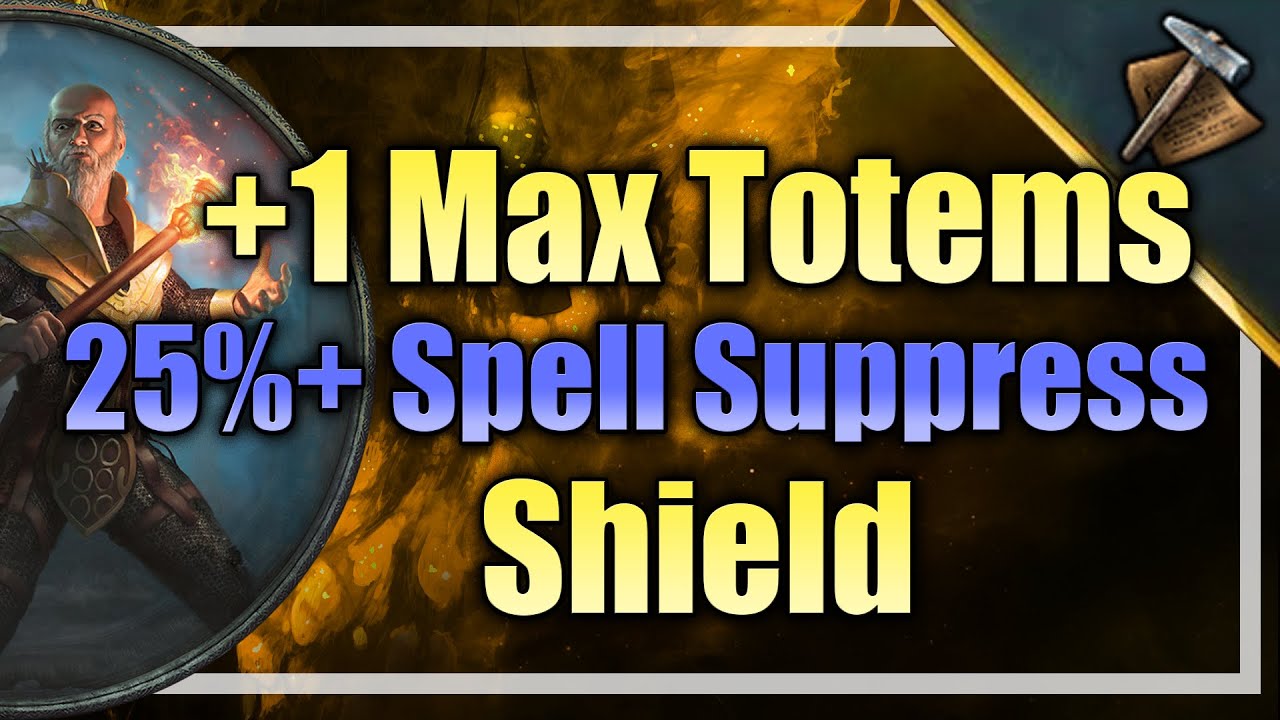 [3.22] Guide ► 25% Spell Suppress / +1 Totem Shield Essence Craft ► Path of Exile
