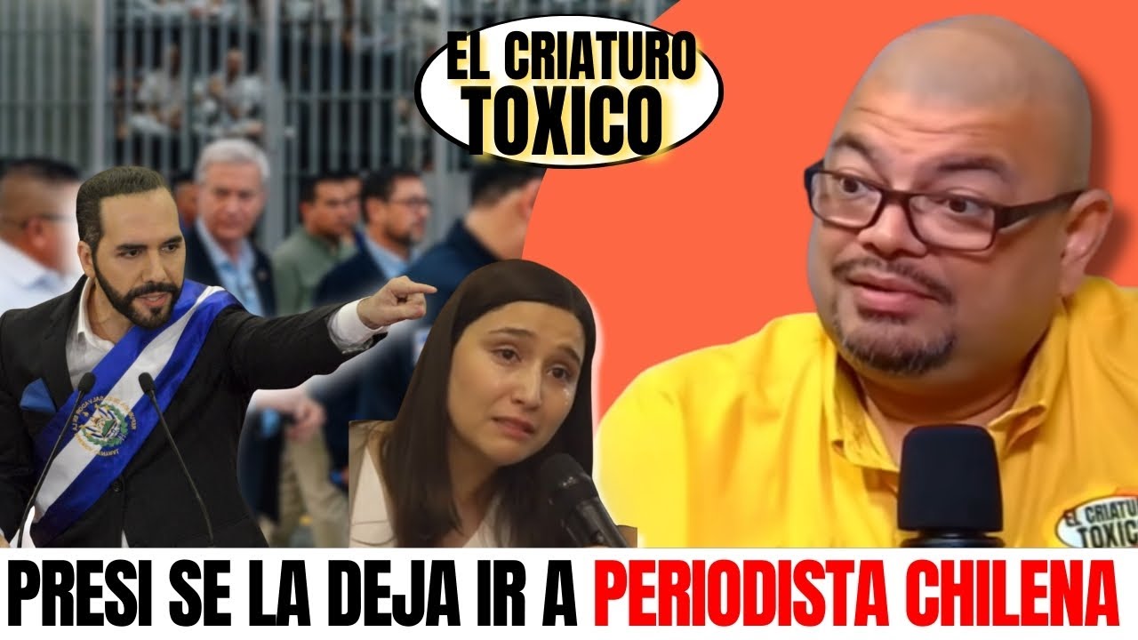Periodista Chilena LLORA a MOCO tendido por los MAREROS.
