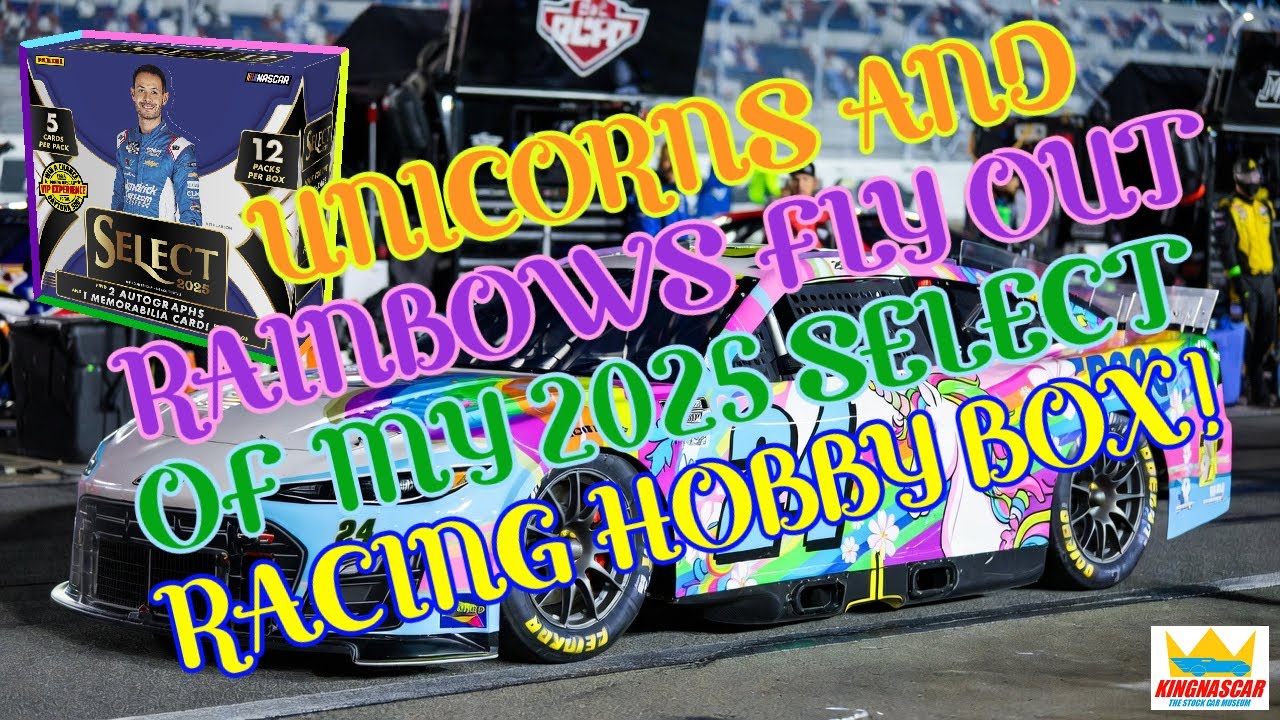 @kingnascar обнаруживает, что из его коллекционного набора Select Racing Hobby Box 2025 года выле...