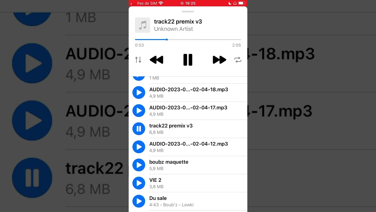 unknown audio