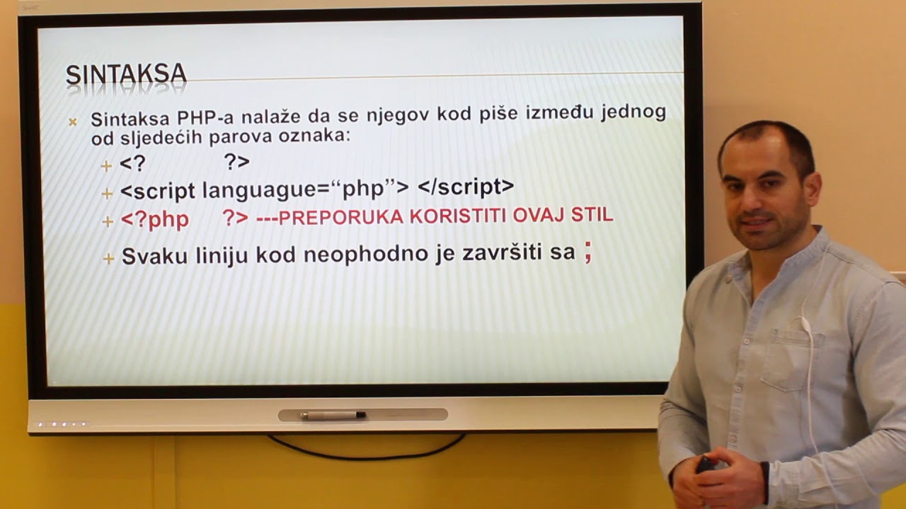 Programiranje - Uvod u PHP