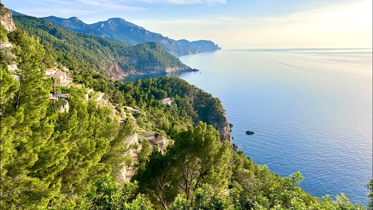Mallorca from above - beautiful drone view (4K)