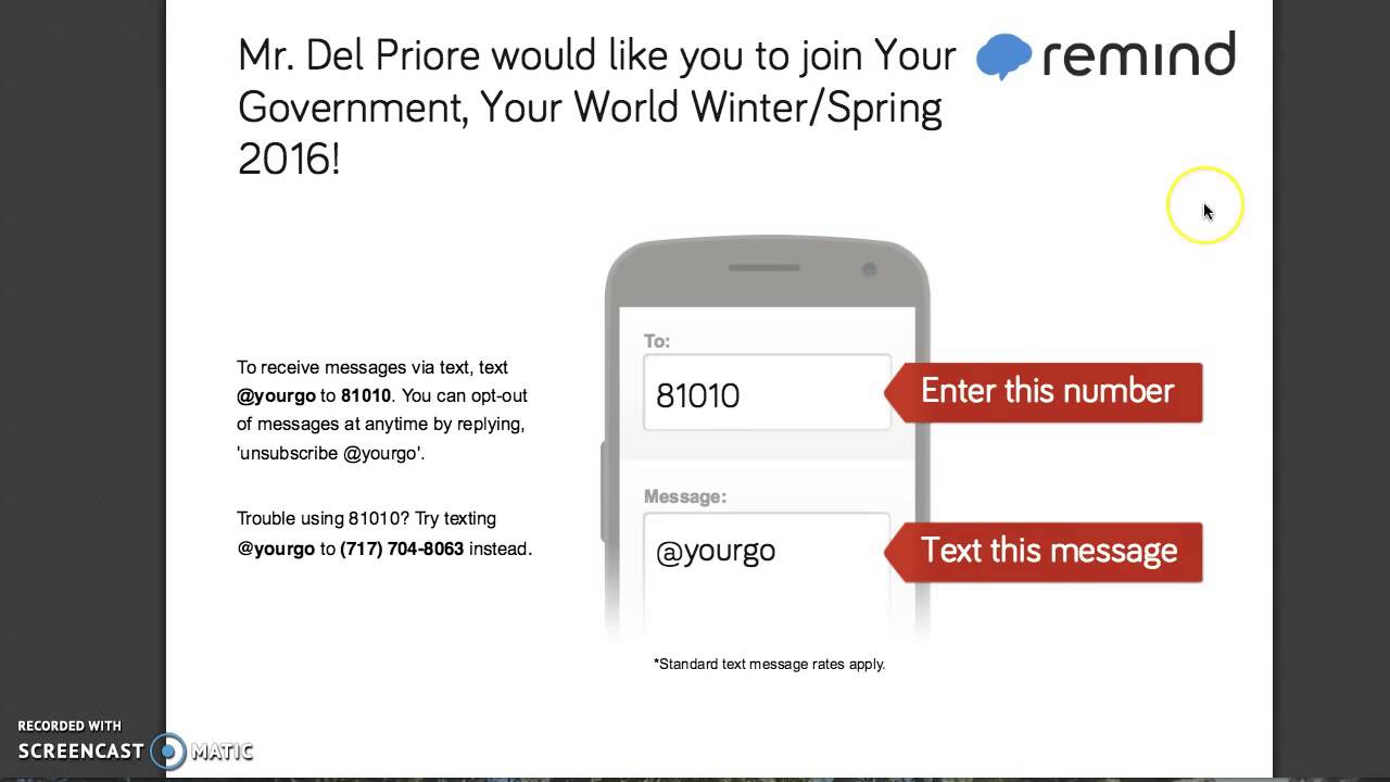 SciTech Tech Minute #3 Teacher/Parent Communication using Remind101