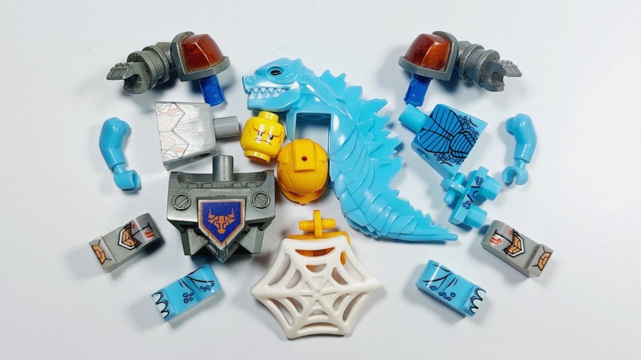 LEGO NEXO KNIGHTS AND LEGO GODZILLA ELNINO BLUE SPIDER | LEGO BUILD