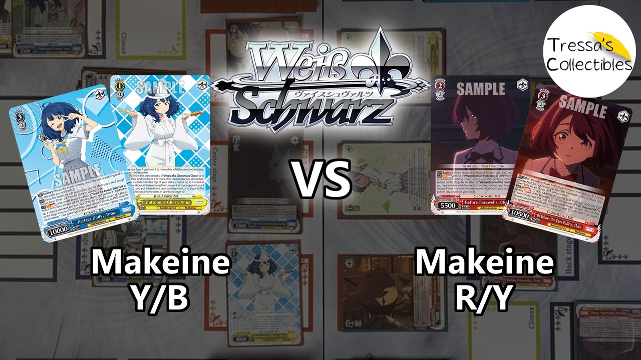 Makeine (Y/B) vs. Makeine (R/Y) [Weiss Schwarz TCG]
