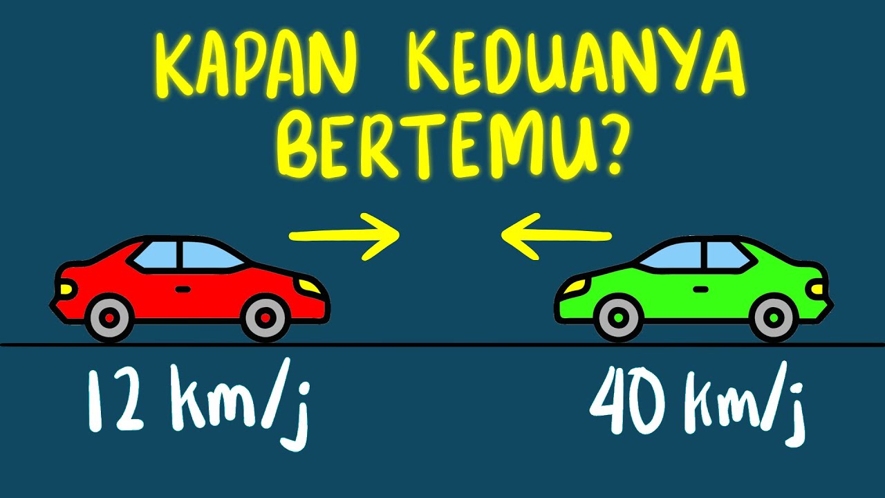 Menghitung Kapan Dua Objek Bertemu | Soal CPNS (Konsep Gerak Lurus)