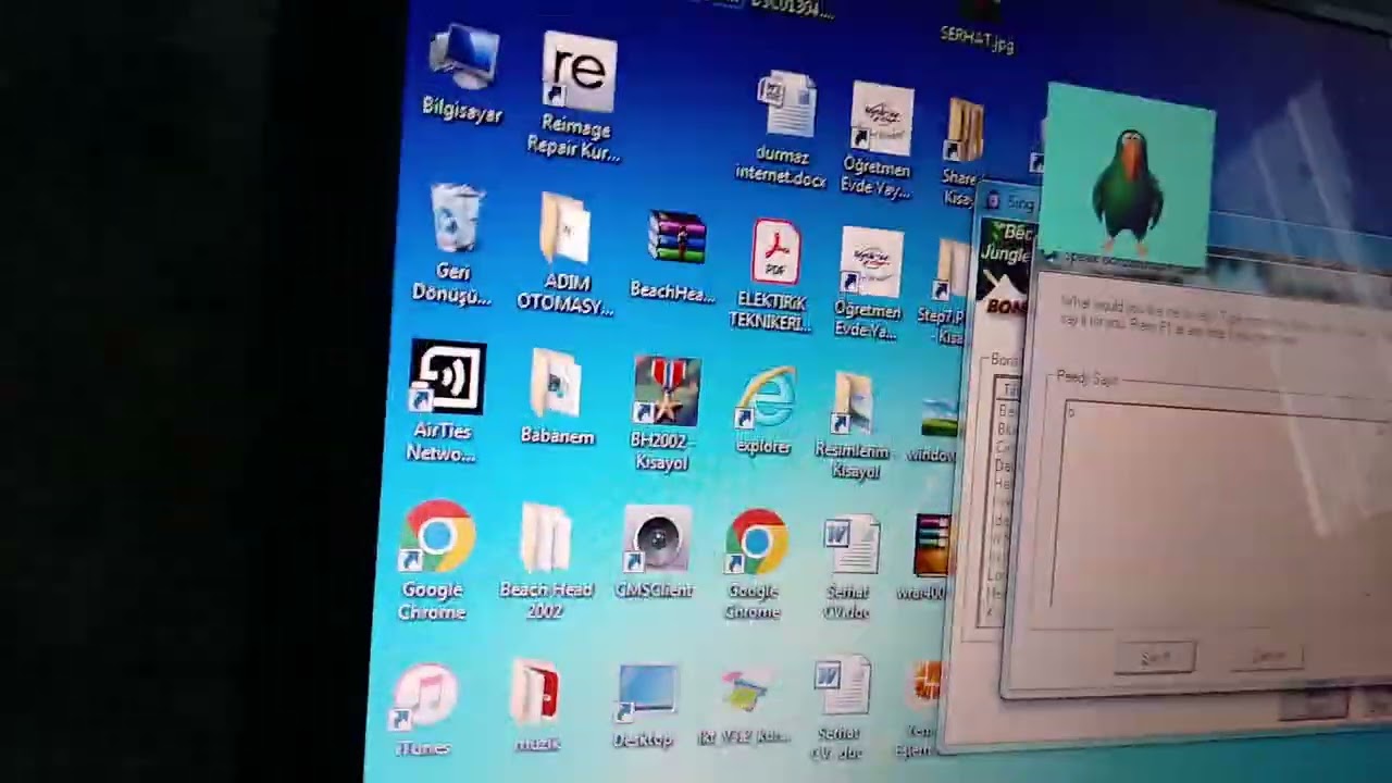 Windows 7me bonzy buddy virüsü yüklüyoruuuuzzzz