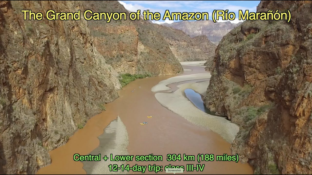 Río Marañón - highlights kayaking/rafting Grand Canyon Central + Lower sections