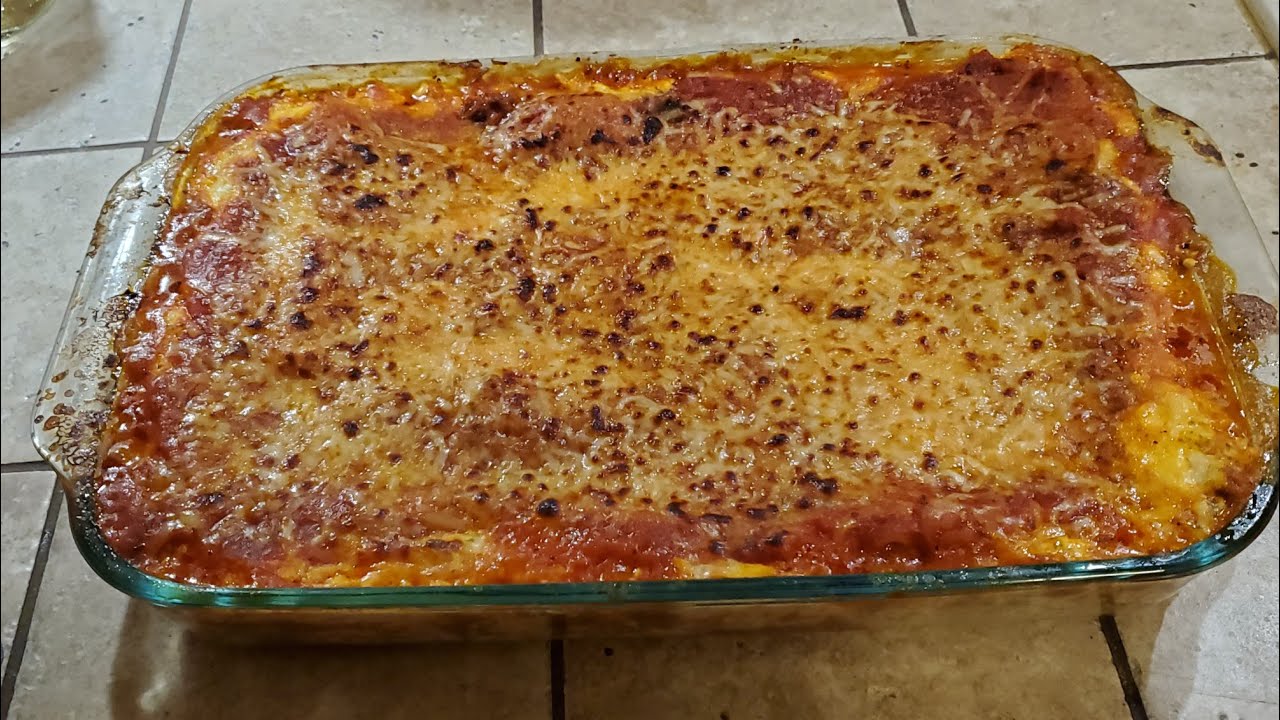 delicious lasagna using cottage cheese instead of ricotta