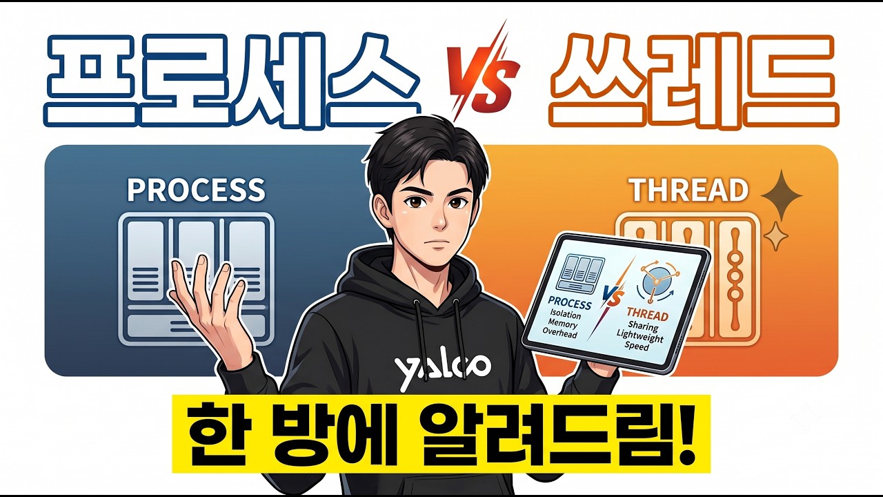 프로세스는 뭐고 스레드는 뭔가요?