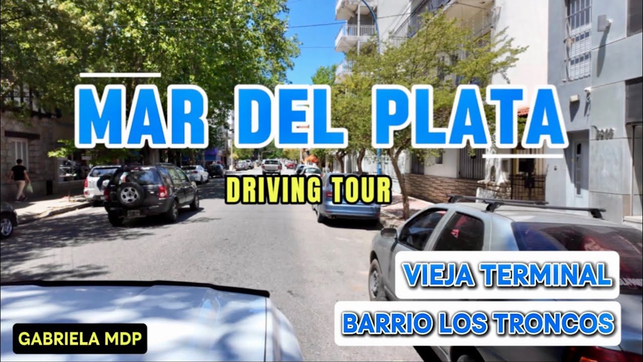 🚘 Paseo en Auto por la Vieja Terminal con el BARRIO LOS TRONCOS 🏬 TEMPORADA 2026 en MAR DEL PLATA 🔥