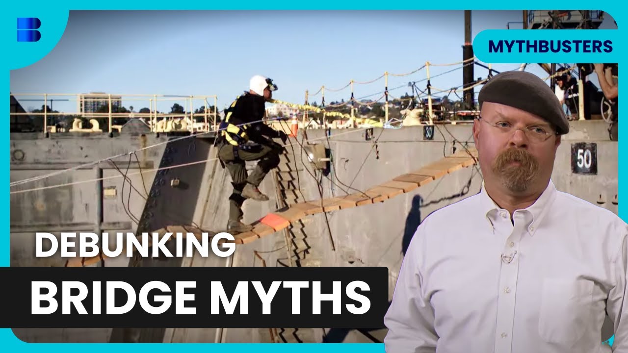 Cliffhanger Bridge Test - Mythbusters - S07 EP28 - Science Documentary
