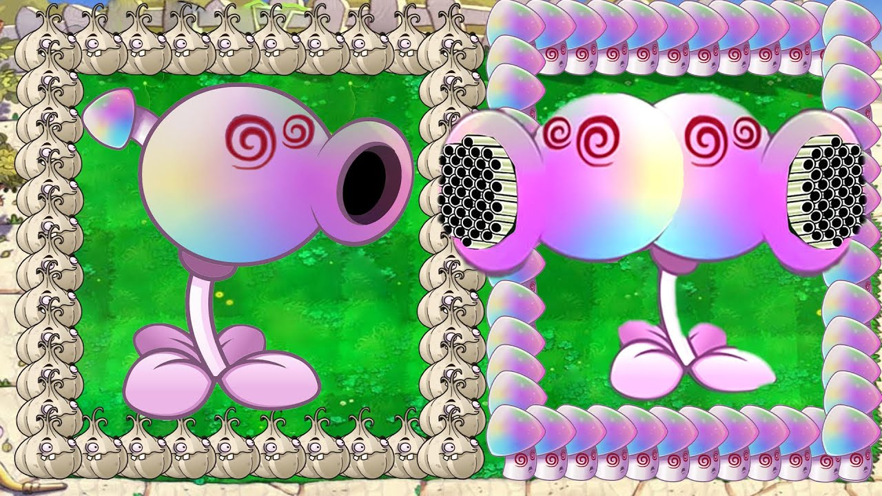 Hypno Peashooter Galic X Hypno Splip Pea Shroom Giga Zomboss vs Gargantuar - Plants vs Zombies Hack