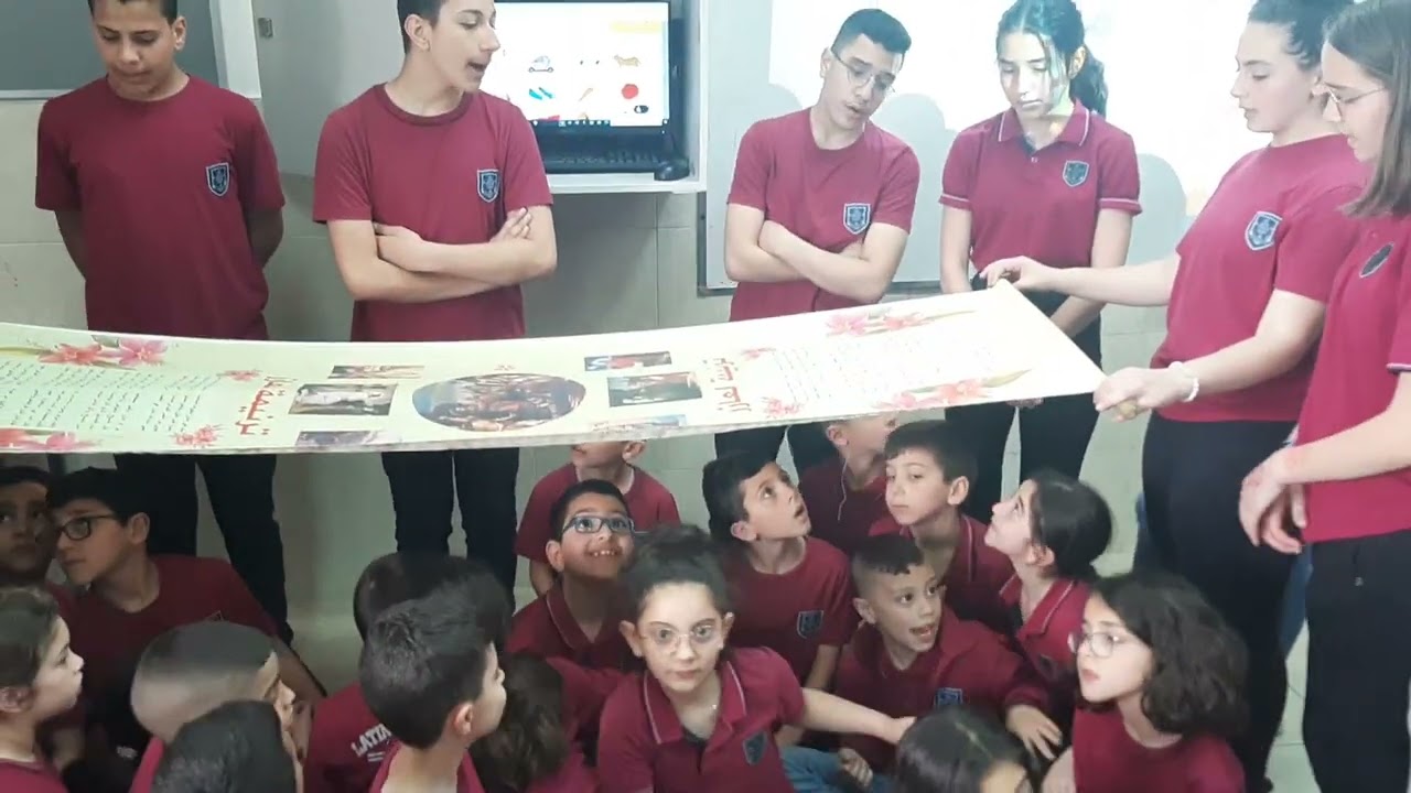 فعالية لعازر. طلاب مدرسة اللاتبن يافة الناصرة 2022