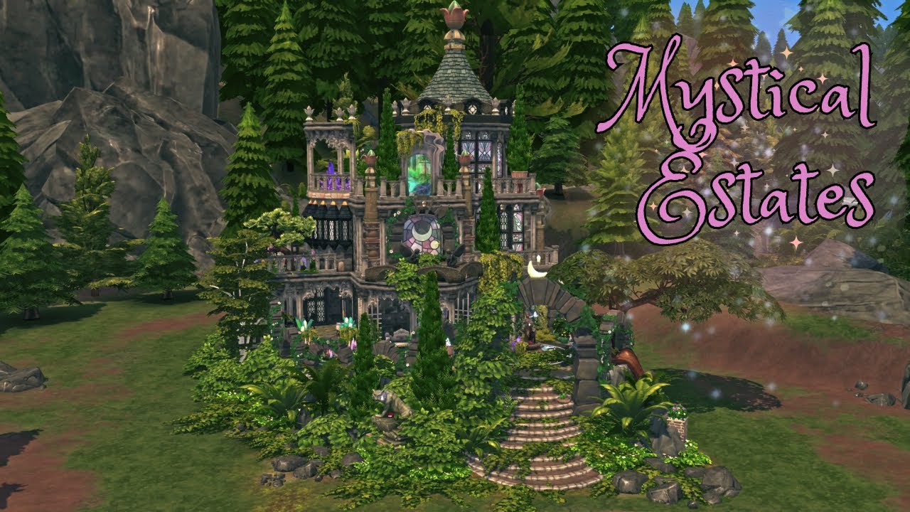 Mystical Estates ✨💎 Relaxing Stopmotion BUILD in The Sims4 +++ No CC