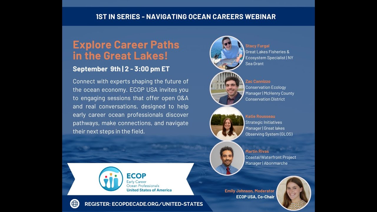 ECOP USA Webinar Series: Navigating Ocean Careers - Great Lakes Region