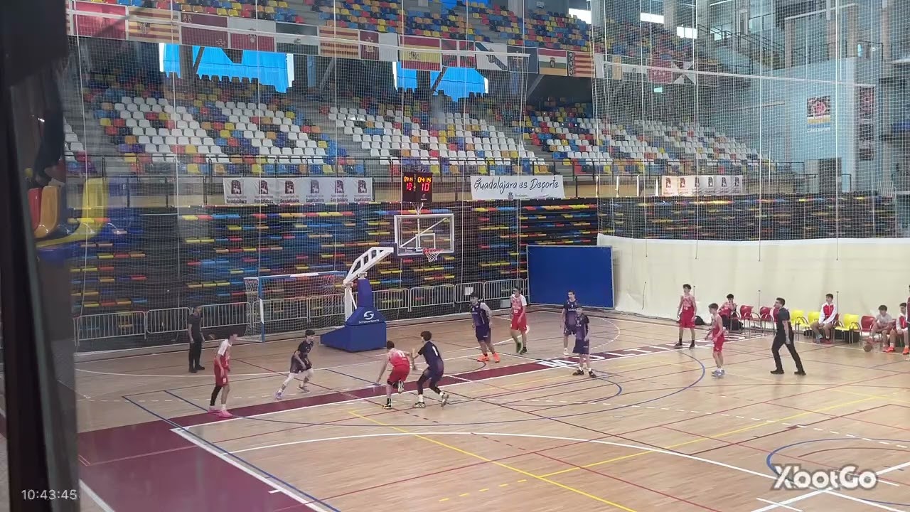 Partido Guadalajara basket vs polígono Toledo