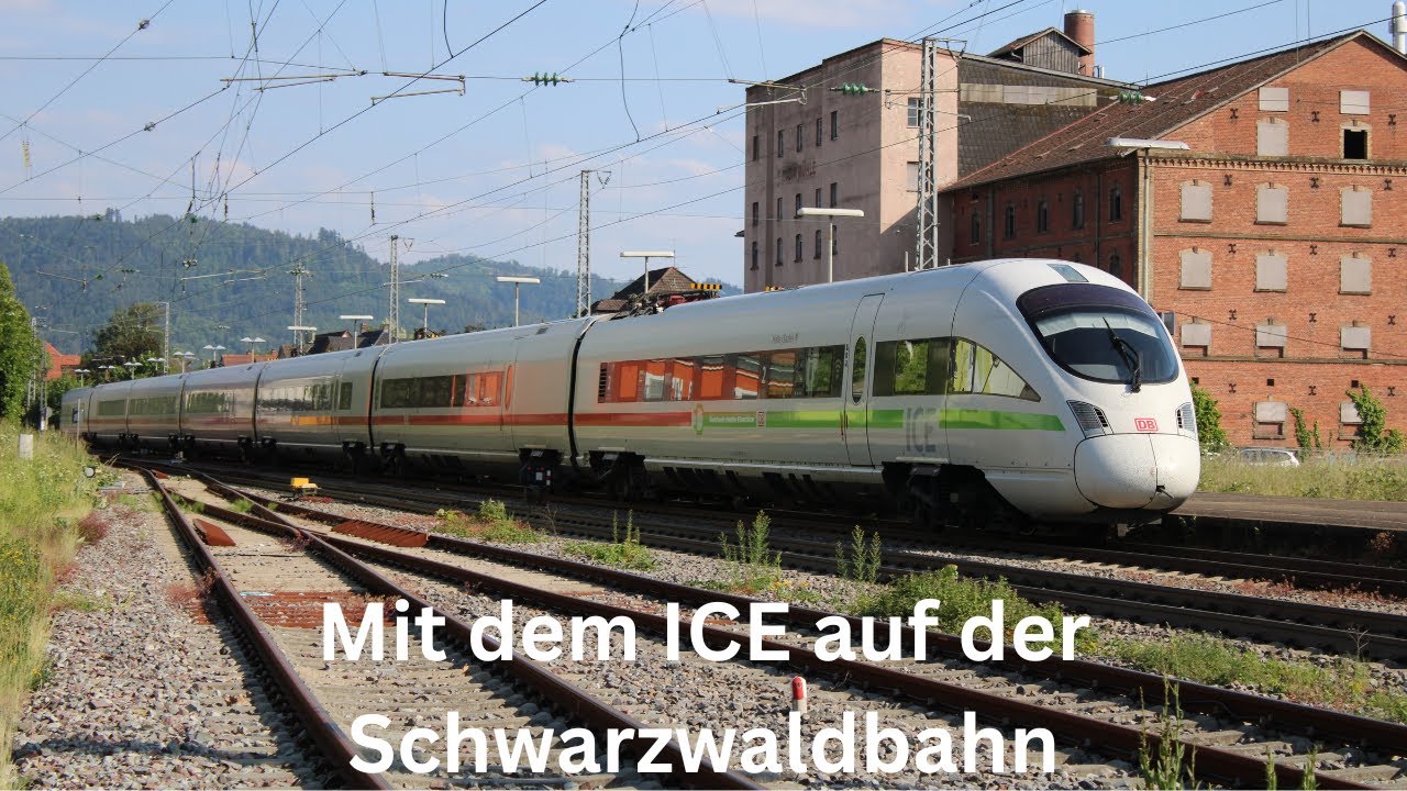 Mit dem ICE auf der badischen Schwarzwaldbahn nach Konstanz