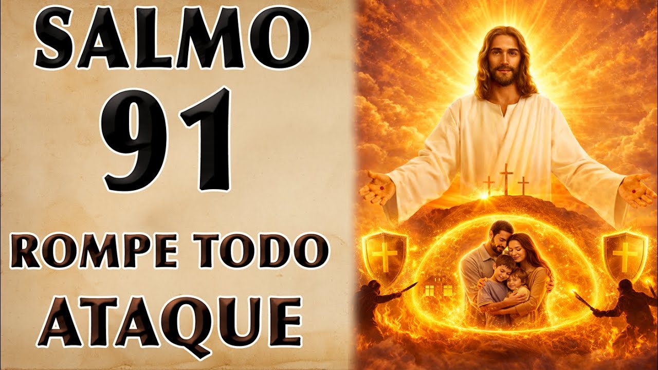 SALMO 91 ROMPE TODO ATAQUE DEL ENEMIGO | ORACIÓN DE PROTECCIÓN CASA, FAMILIA, HIJOS
