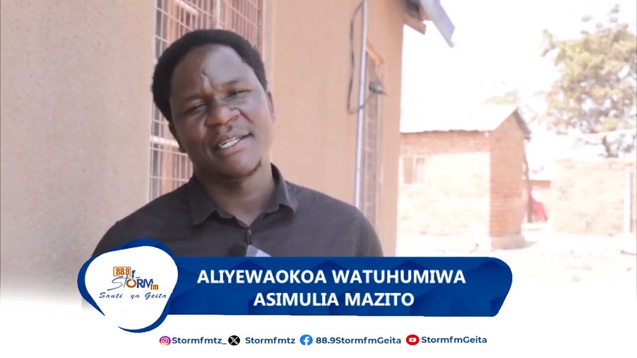 MTENDAJI ALIYEWAOKOA WAHISIWA WA WIZI WA WATOTO LULEMBELA MBOGWE ASIMULIA MAZITO